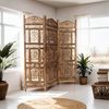 Marrakesch Orient & Mediterran Interior Paravent Orientalischer Paravent Abhinava 180cm, Raumteiler, Sichtschutz, Handarbeit Bild 2