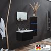 HOME DELUXE Badmöbel Komplettset WANGEROOGE BIG DELUXE L - Schwarz Made in Germany Bild 2
