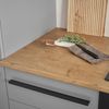 Stella Trading Denver Einbauschrank für Kühlschrank in Grau - Geräumiger Hochschrank Küchenschrank mit viel Stauraum - 60 x 211 x 57 cm (B/H/T) Bild 5