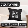 MoonWorks Dekokissen Kissen-Bezug Du bist mein Lieblings-Muggel Valentinstag Geschenk Liebe Spruch Kissen-Hülle Deko-Kissen Baumwolle MoonWorks® Bild 5