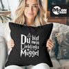 MoonWorks Dekokissen Kissen-Bezug Du bist mein Lieblings-Muggel Valentinstag Geschenk Liebe Spruch Kissen-Hülle Deko-Kissen Baumwolle MoonWorks® Bild 2