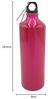 Aluminium Trinkflasche 1000ml farbig mit Karabiner Wasserflasche Sportflasche Bild 3