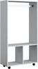 Kleiderschrank Sydney Weiß 70 x 128 cm Vicco Bild 1