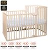 babybay Kinderbett-Umbausatz für babybay Boxspring Comfort Plus, beige lackiert Bild 3