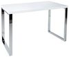 Design Laptoptisch White Desk 120x60 cm Hochglanz weiß Schreibtisch Tisch Bürotisch Bild 3