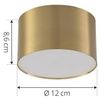 Lindby Deckenstrahler Nivoria, LED, Metall, Gold / Messing warmweiß IP20, LED 9 W gesamt, warmweiß Bild 5