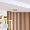 Lindby Deckenstrahler Nivoria, LED, Metall, Gold / Messing warmweiß IP20, LED 9 W gesamt, warmweiß Bild 4