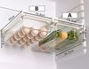 BAYLI Pizzaschneider Eierbehälter für Kühlschrank, Universal Kühlschrank Organizer für 15 Bild 3