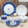 MamboCat Frühstücksteller Ahoi 6er Set Kuchenteller Porzellan 6 Pers Dessert-Teller nautisch Bild 5