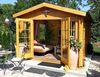 Alpholz Gartenhaus Kim Gartenhaus aus Holz Holzhaus mit 40 mm Wandstärke Blockbohlenhaus mit Montagematerial Bild 3