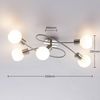 Lindby Deckenleuchten Elaina, Metall, Alu IP20, 5 x 8 W LED Bild 4