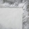 Beliani 'DELICE' Tagesdecke, Stoff, Acryl / Polyester hellgrau, 200 x 220 cm Bild 5