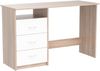 Bega 'Adria' Schreibtisch in Eiche/ Sägerau, 3 Schubläden, grau/weiß, 123 x 77 x 50 cm Bild 5