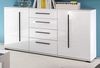 Sideboard Design-D in Hochglanz weiß 150 x 86 cm Bild 2