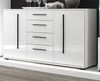 Sideboard Design-D in Hochglanz weiß 150 x 86 cm Bild 3