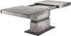 HOMEXPERTS Esszimmertisch MARLEY /Küchen-Tisch 160 cm mit Auszugsfunktion auf 220 cm /Auszugstisch Light Atelier Beton-Optik grau /Esstisch ausziehbar mit Einlegeplatte /160-220 x 90 x 75 cm (LxBxH) Bild 5