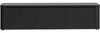 Forte BREATHTAKER TV-Schrank 170, modern minimalistisches Lowboard, 3-türig, Reliefstruktur, Wohnzimmer, Holzwerkstoff, Schwarz, 168 cm breit x 41,5 cm hoch x 41,3 cm tief Bild 3
