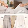 Blumtal Luxus Spannbettlaken 180x200 cm Boxspringbett bis 40cm Höhe - Oeko-Tex Zertifizierte Baumwoll Bettlaken 180x200 Boxspringbett - Spannbettlaken 180x200 cm Baumwolle - Summer Green Bild 2