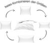 Bettwaesche-mit-Stil Mako-Satin / Baumwollsatin Bettwäsche uni / einfarbig weiß Kissenbezug 70x90 cm Bild 4