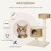 PawHut Kratzbaum Kratzbaum mit Katzenhöhle Bild 3