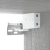 vidaXL Eck Hängeschrank, Wandschrank für Küche, Eckschrank mit viel Stauraum, Küchenschrank Schwebeschrank Küchenmöbel, Grau Sonoma Holzwerkstoff Bild 2