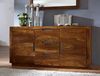 Sideboard Sheesham 150x45x75 walnuss lackiert DUKE #125 Bild 4