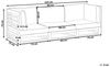 3 Sitzer Sofa TRANI Zertifiziertes Akazienholz Heller Holzfarbton Bild 3