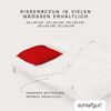 Schlafgut Woven Satin Bettwäsche|Kissenbezug einzeln 60x80 cm| red-deep Bild 4