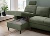 Ecksofa >Pris< Schlaffunktion, Stauraum, dunkelgrün - 234x88x147 (BxHxT) Bild 3