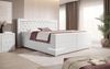 Boxspringbett Verona mit LED (Kunstleder) 120x200 Weiß H4 Bild 2