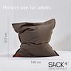 Outdoor Sitzsack SQUAREit Cobana Braun Bild 2