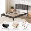 Zinus Platform, Steel, Dark Grey, 135x190 cm Bild 3