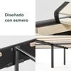 Zinus Platform, Steel, Dark Grey, 135x190 cm Bild 5