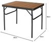 Eurotrail Arsoli Bambus Klapptisch, 60 x 45 x 58/25cm Bild 2