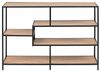Regal >Carney< in Wildeiche aus Metall - 114x78x35cm (BxHxT) Bild 3