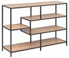 Regal >Carney< in Wildeiche aus Metall - 114x78x35cm (BxHxT) Bild 2