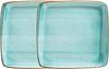 Bonna Servierplatte Aura Aqua Moove 330cm 2,5cm Türkis Servierplatten, Porzellan, (2-tlg), AAQMOV41KR Bild 2