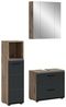Badezimmer-Set >Ice< in Nox Oak / Schwarz - 105x185x30cm (BxHxT) Bild 3