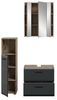 Badezimmer-Set >Ice< in Nox Oak / Schwarz - 105x185x30cm (BxHxT) Bild 5