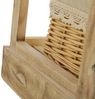 DRW Beistelltisch mit 1 Schublade und 1 Korb aus Holz und Weide in Natur Bild 5