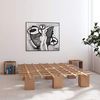 Tojo Cube | Nachttisch | 35 x 35 x 35 cm | Beistelltisch aus Buche multiplex | Geölte Oberfläche | Eckige Nachtkommode | Nachtkonsole aus Holz in würfelform | Bild 2