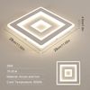 Comely LED Deckenleuchte Quadrat, 28cm 36W Moderne Deckenlampe Quadratisch Weiß LED Deckenbeleuchtung für Schlafzimmer, Wohnzimmer, Flur, Natürliches Licht 4500K Bild 2