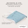 Schlafgut Woven Satin Bettwäsche|Bettbezug einzeln 135x200 - 140x200 cm| blue-light Bild 4