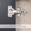 Rauch Möbel Alabama Drehtürenschrank Schrank Kleiderschrank Weiss / Grau, 2-türig, Inklusive Zubehörpaket Basic, 1 Kleiderstange, 2 Einlegeböden, BxHxT 91 x 229 x 54 cm Bild 5