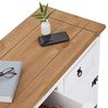 Sideboard Campo im Mexiko Stil Kommode Kiefer massiv weiß mit 3 Schubladen und 3 Türen Buffetschrank Geschirrschrank Bild 5
