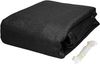 ECD Germany Sonnensegel Schattenspender für Terrasse 100% HDPE mit UV Schutz, Wettersegel 3,6x3,6m Dreieckig Anthrazit wasserabweisend&atmungsaktiv Bild 2