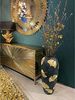 Kare Design Tischleuchte Tropical Flower, Schwarz/Gold, Tischleuchte Tischlampe, Stahl Stange, 65 x 51 x 22 cm (H/B/T) Bild 2