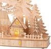 Spetebo LED Schwibbogen Weihnachtsdorf 44 x 26 cm warm weiß beleuchtet (1-tlg), mit Timer Bild 5