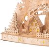 Spetebo LED Schwibbogen Weihnachtsdorf 44 x 26 cm warm weiß beleuchtet (1-tlg), mit Timer Bild 4