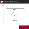 Paulmann 967. 93 URail LED Schienenspot Hildor 850lm 15W 4000K dimmbar 230V Chrom matt Bild 5